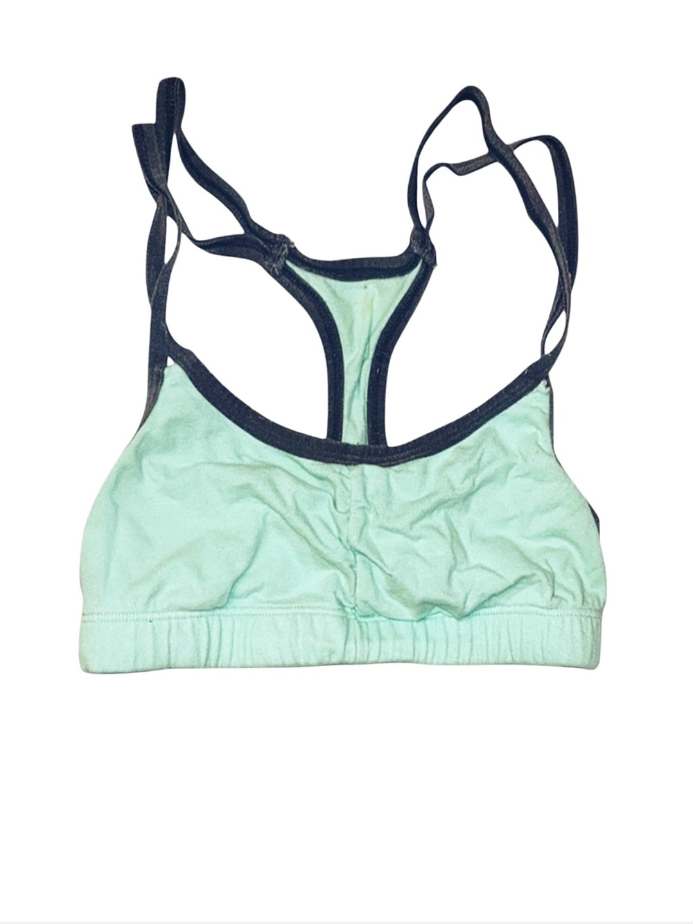FRUIT OF THE LOOM Girl's Teal And Grey Sports Bra Size 32